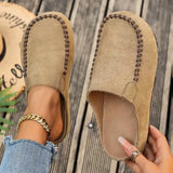 Mariselle | Damen Slip-On Loafers – Beige