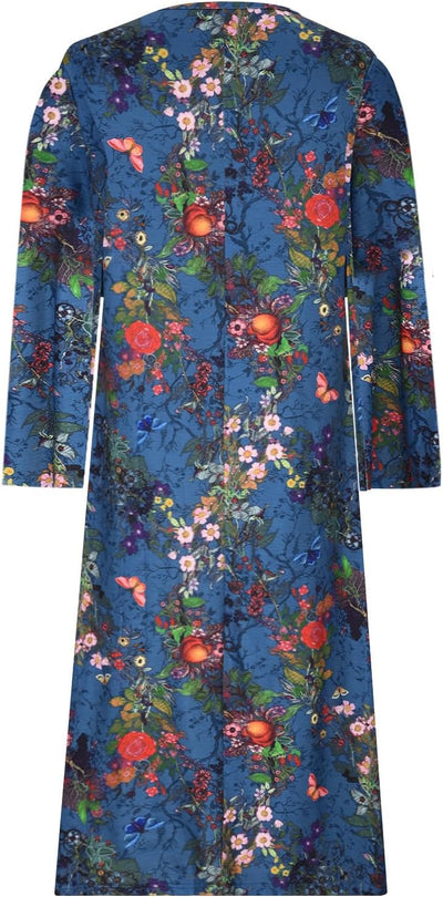 Kylie – Langes Kleid Mit Schmetterlings Ausdrucken