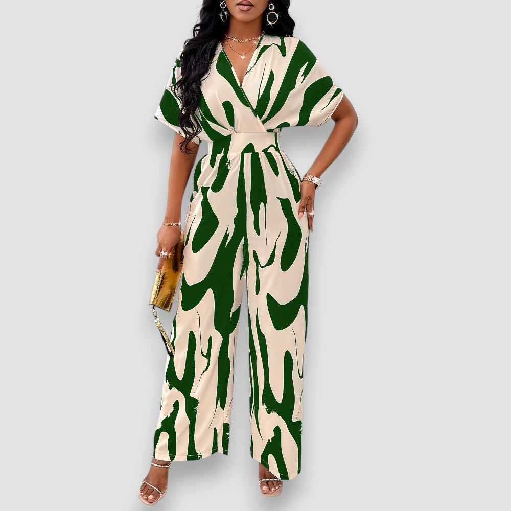 Victoria | Kurzärmeliger Jumpsuit