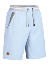 Eden | Knie-lange Shorts mit Kordelzug und Taschen – Himmelblau