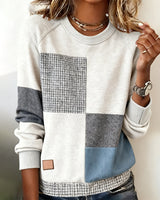 Mia | Modischer Damen Pullover farbig modern & casual – Hellgrau