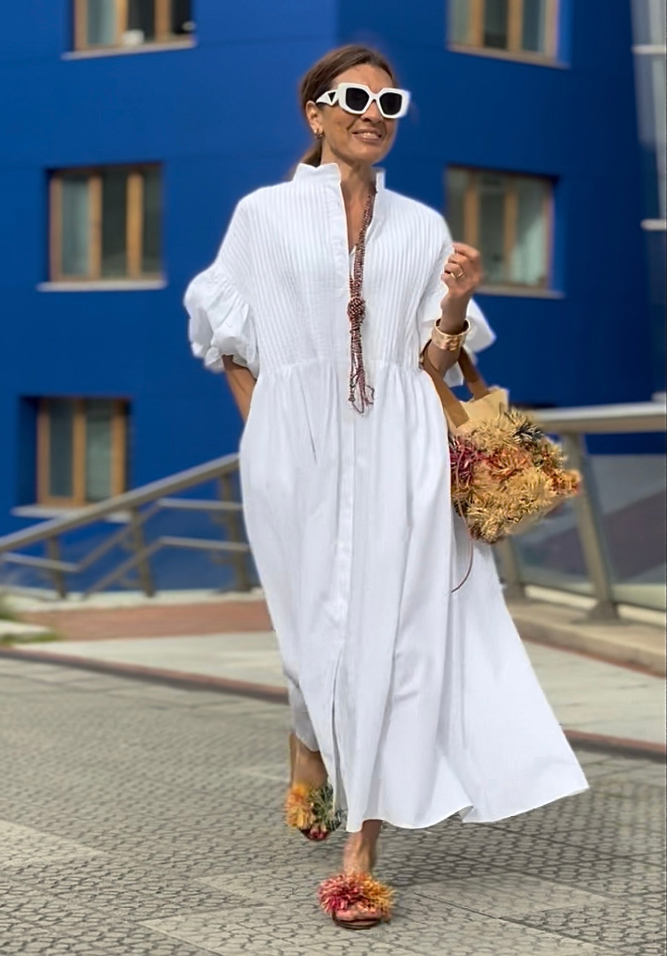 Lourdes Weißes Kleid