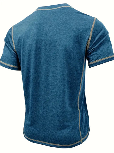 Orazio - Kurzarm T Hemd Mit Knopf