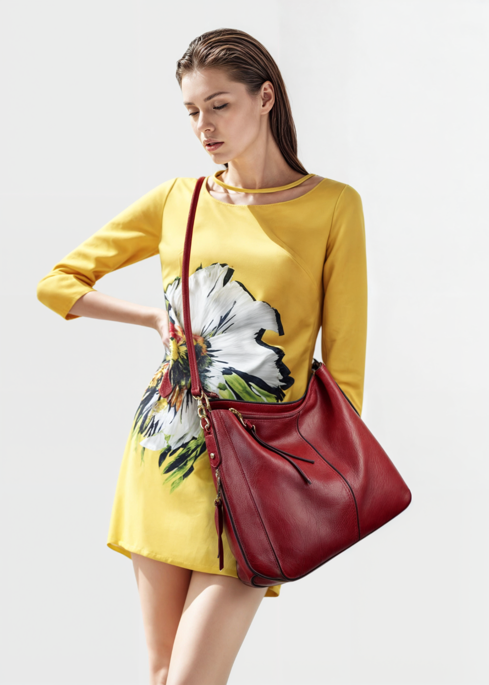 Vegane Handtasche Damen – Große Schultertasche Alltag & Büro