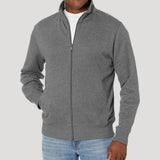 Stefan | Herren Frühlings Freizeitjacke mit Reißverschluss – Grau