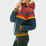 Elizabeth | Elegant Wasserdichte Jacke mit warmer Steppfüllung – Blau