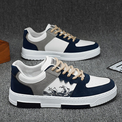 Herren Stilvolle Retro-Schnürsneaker mit Hoher Sohle | Ideal für das tägliche Tragen