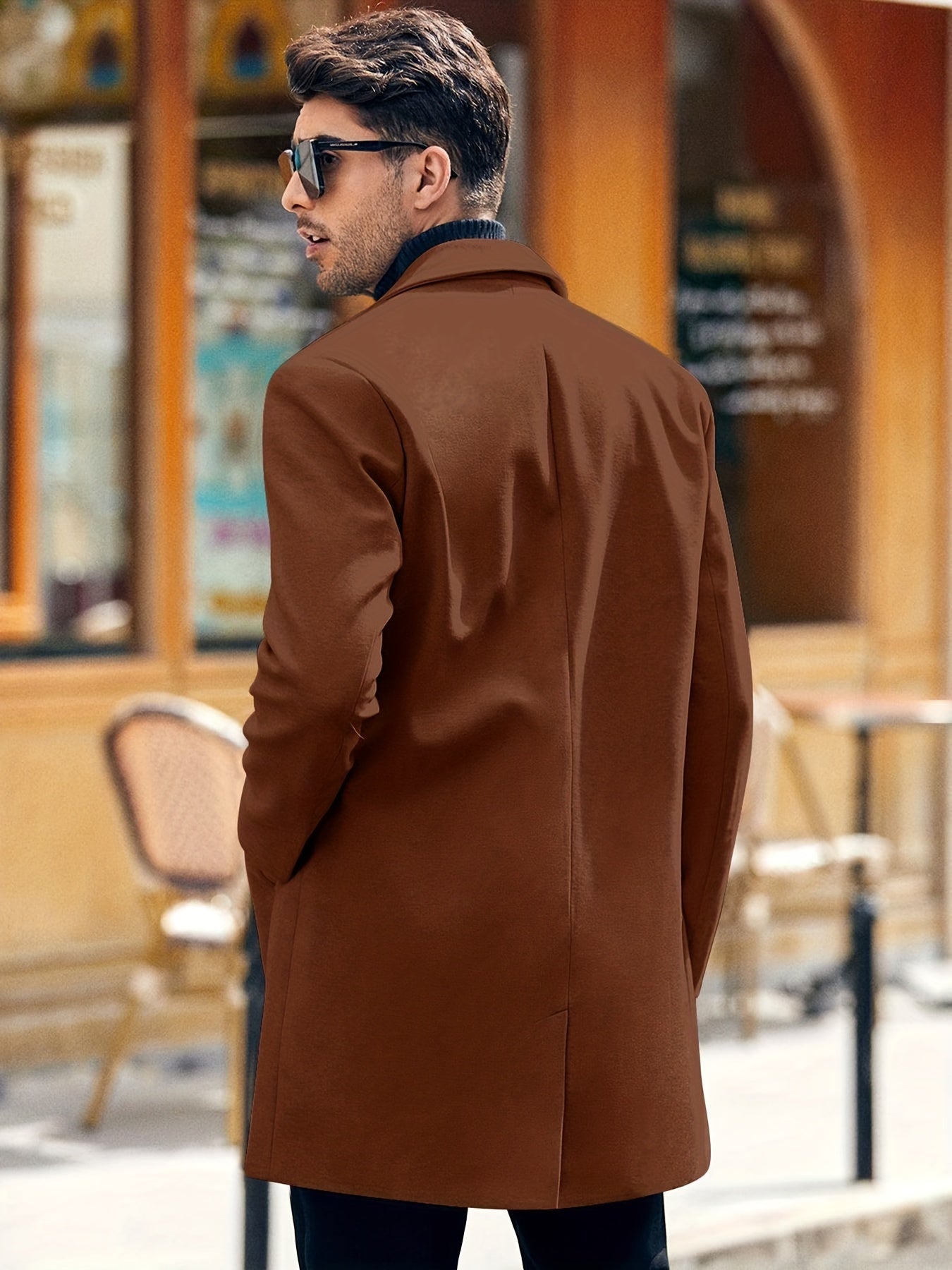 Casual Winter Trench Coat mit Retro-Stil für Herren | Ideal für den Winter