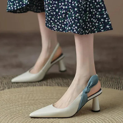 Nora - Stylische schwarze Schuhe mit Schleife