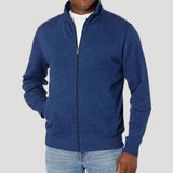 Stefan | Herren Frühlings Freizeitjacke mit Reißverschluss – Blau