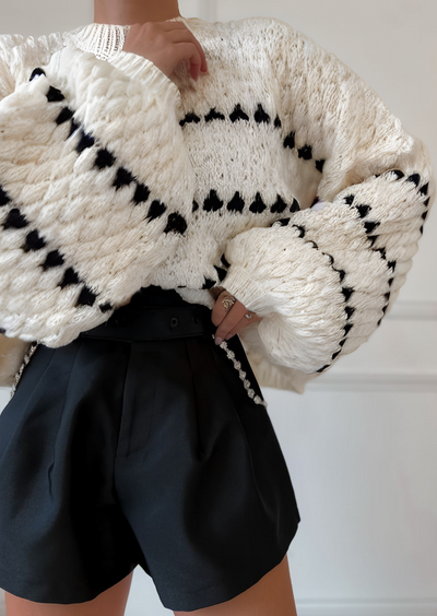 Soraya - Pullover mit Puffärmeln