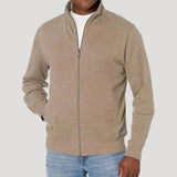 Stefan | Herren Frühlings Freizeitjacke mit Reißverschluss – Beige