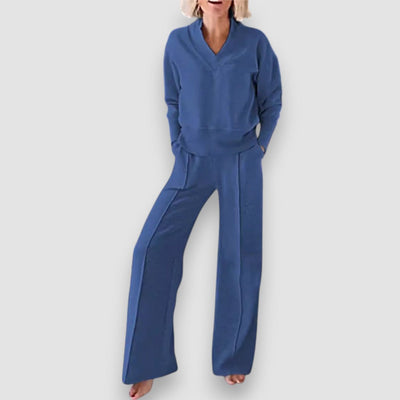 Cristine | Lounge-Set mit weit geschnittener Hose