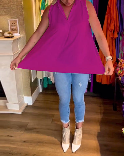 Rowland - Ärmelloses Oberteil Mit Rüschen