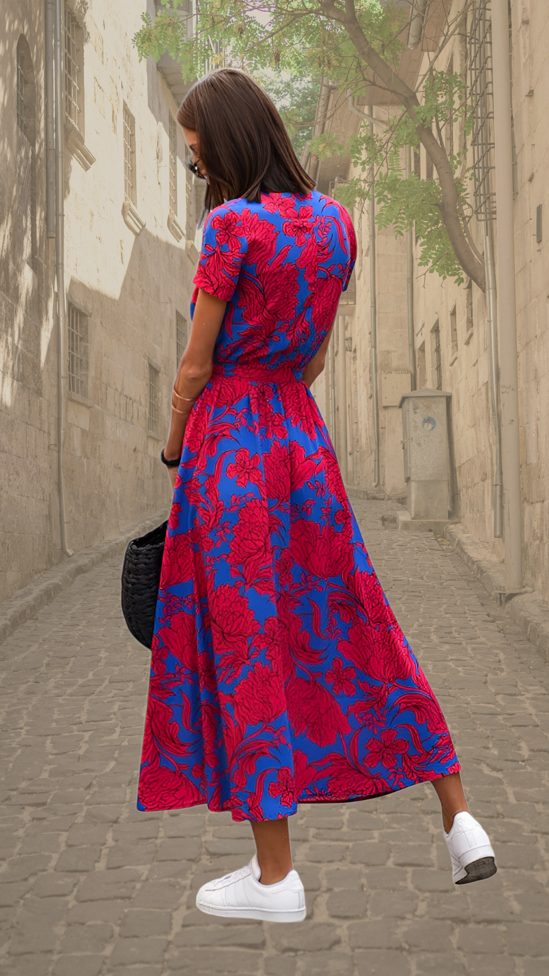 Aubrey | Statement Floral Wrap Maxi Dress