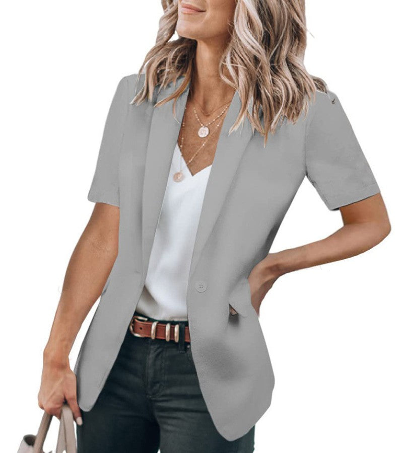 Danila | Modern Short-Sleeve Blazer – SAGE™