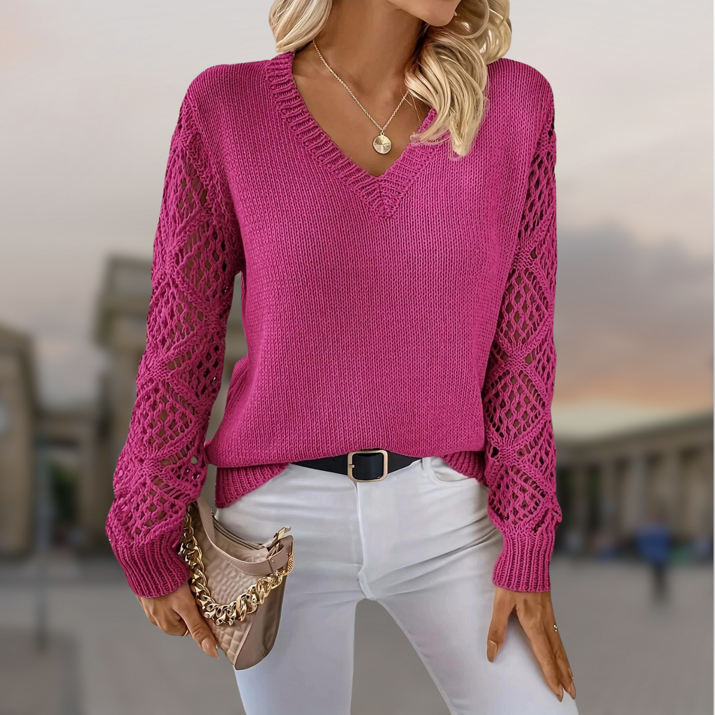 Inga - Eleganter Pullover aus Strick