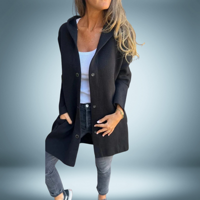 Rainah | Eleganter Trenchcoat mit Capuchon