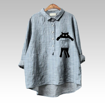 Emiko - Klassische Blusen mit Blumenmuster