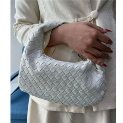 Damen Stylische Geflochtene Knotenhenkel Hand Tasche | Klein