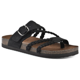 Nora | Stilvolle Sandalen Damen Kork Design – Black