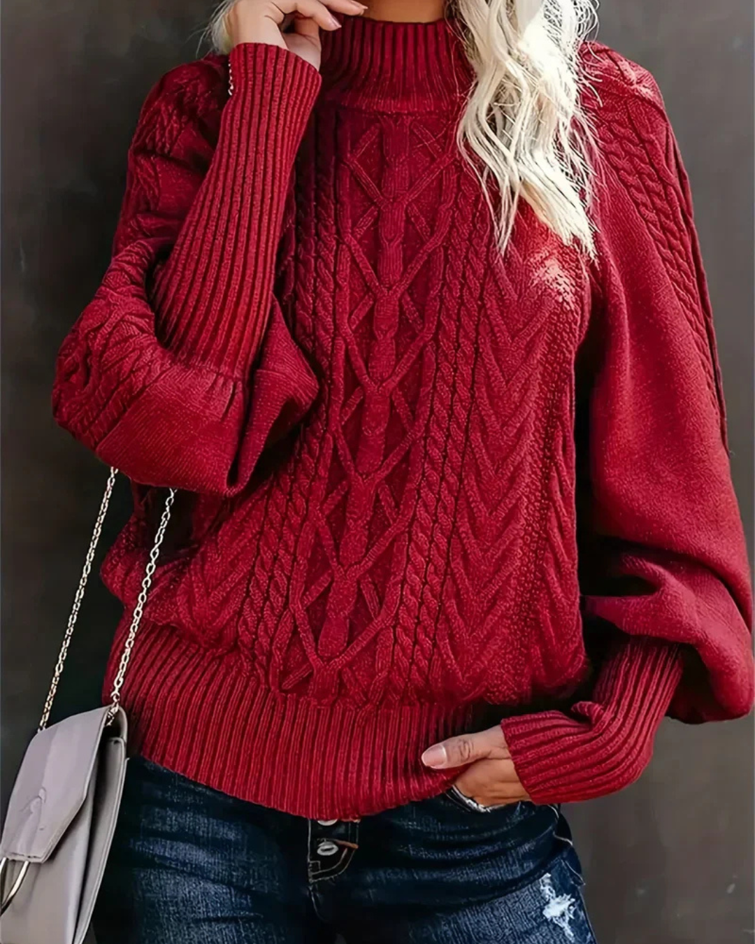 Lucile - Luxuriöser Strickpullover für Damen