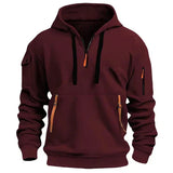 Daevric - Softtouch-Hoodie – Rot