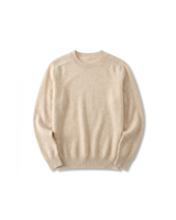 Leon | Giovanni Kaschmir Tee in stilvoller Passform – Khaki