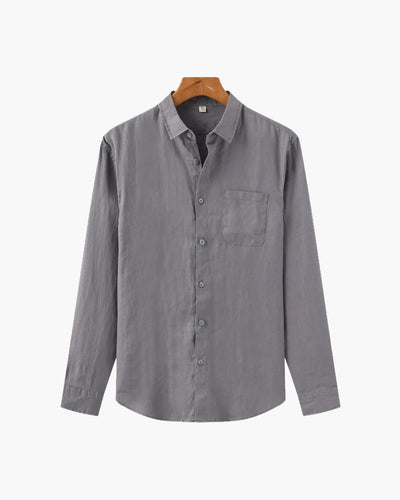 Herren Lässiges Button-Down Hemd | Langarm
