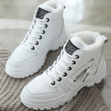 Mara | Wasserdichte Gefütterte Winterstiefel Für Damen – Weiß