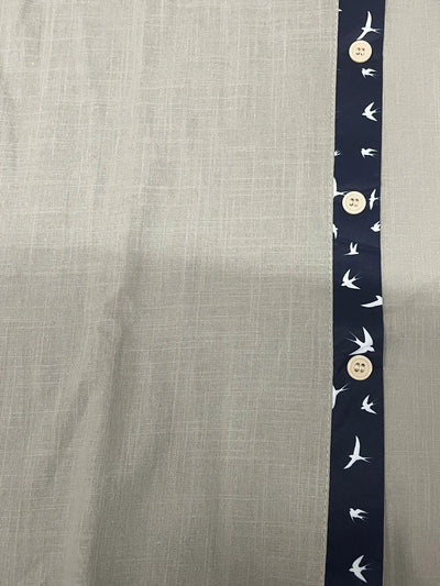 Trofim – Elegantes Niedliches Hemd Mit Vogel Drucken