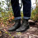 Tristan | Klassische Cap-Toe Herrenstiefel Mit Komfortabler Fußunterstützung – Schwarz