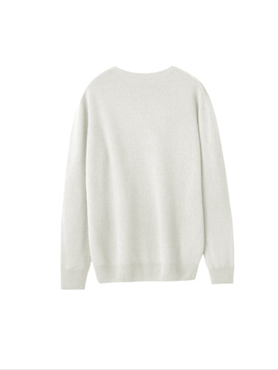 Lässiger Teddy Pullover Damen aus Wolle für Damen | Ideal für den Winter