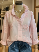 Jana | Damenbluse Freizeit komfortabel elegant – Rosa