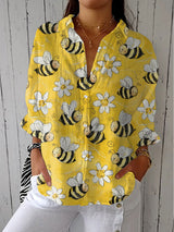 Julia | Edle Luftige Bluse Damen – Mehrfarbig
