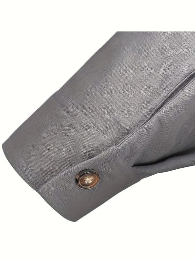 Shayne - Leichtes Hemd Aus Baumwoll Leinen Mit Langen Ärmeln