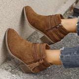 Petra | Elegante Und Moderne Quasten Stiefeletten – Braun