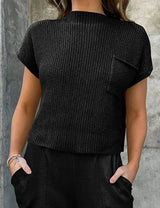 Susanne | Stilvolle Und Moderne Strickjacke Für Damen – Schwarz