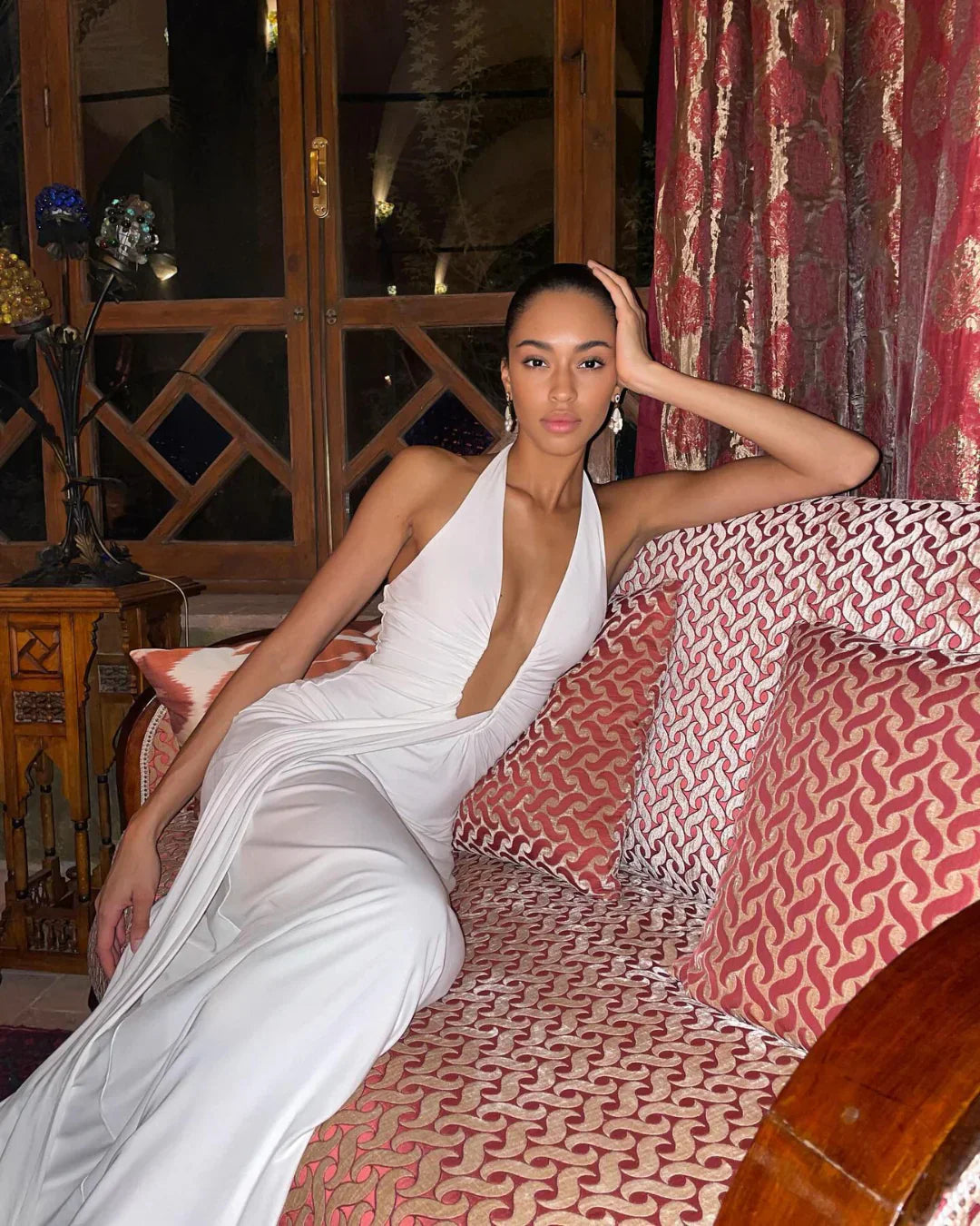 VALE | ALTHEA – Cupro Maxi Dress