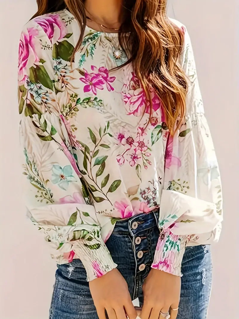 María Fernanda® | Bluse mit Knöpfen von Bloom Bliss