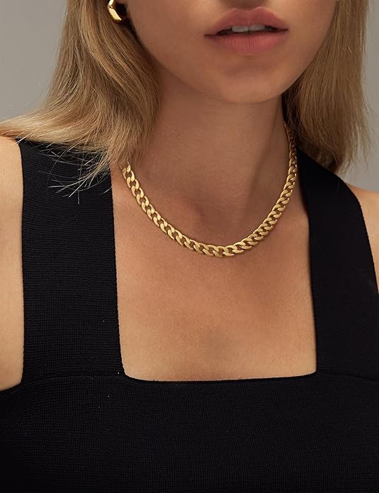 Bold Gold Cuban Link Necklace