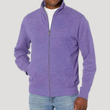 Stefan | Herren Frühlings Freizeitjacke mit Reißverschluss – Lila