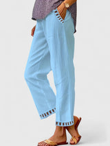 Greta | Damenhose lässig elegant und vielseitig – Himmelblau