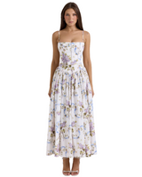 Carina | Vintage Kleid mit eleganter Schleifendetail – Off-White Vintage
