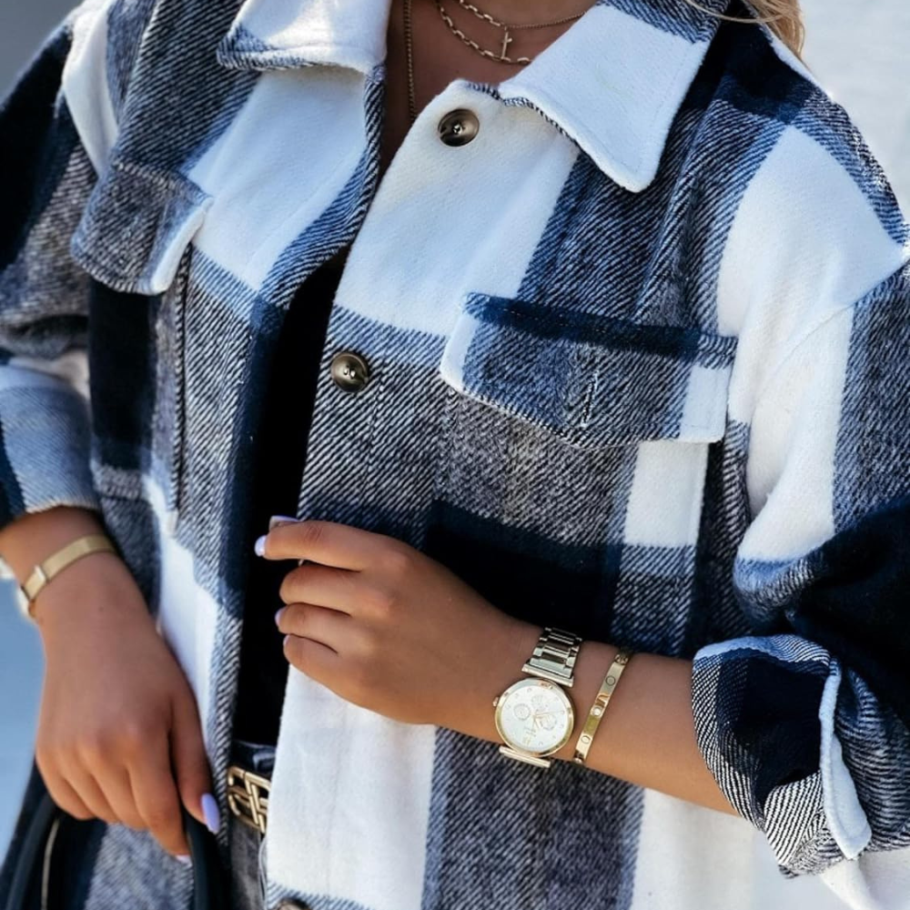 Martina – Elegante Karierte Damenjacke