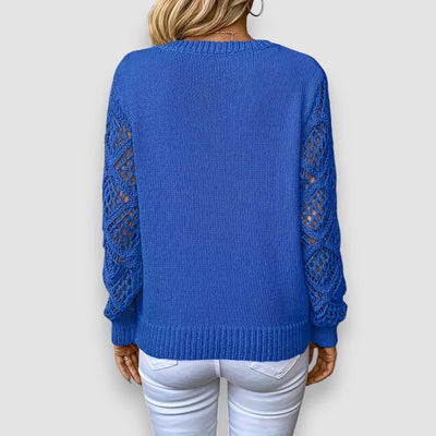 Lila | Langarm-Strickpullover