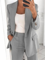 Karolin | Müheloser Stil Und Komfort Blazer – Grau