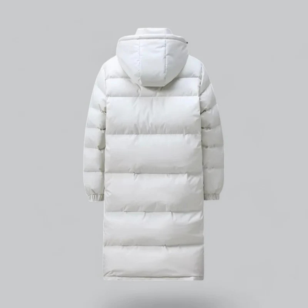 Herren Puffer Langer Kapuzen Winter Mantel | Warme