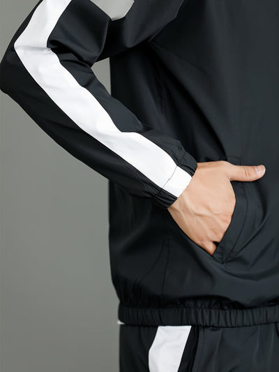 Herren Freizeit-Trainingsanzug mit Reißverschlussjacke und Hose | Ideal für Active Wear