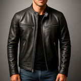JACE™ | DIE LÄSSIGE JACKE IM ZEITLOSE VINTAGE-STIL – Schwarz